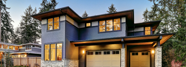 flat roof with membrane roof